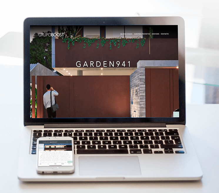 Web Grupo Boost -Portfolio