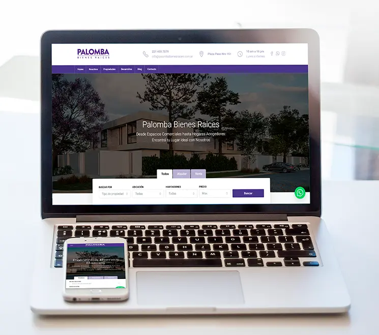 Web Institucional Palomba - Portfolio