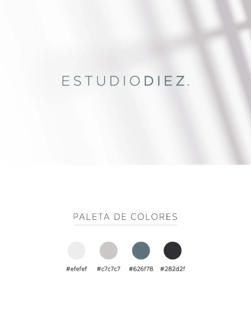 Desarrollo de marca para Estudio Diez