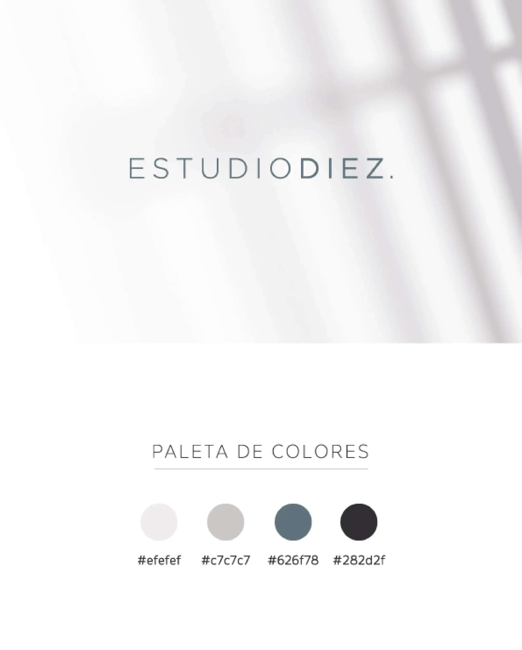 Desarrollo de marca para Estudio Diez