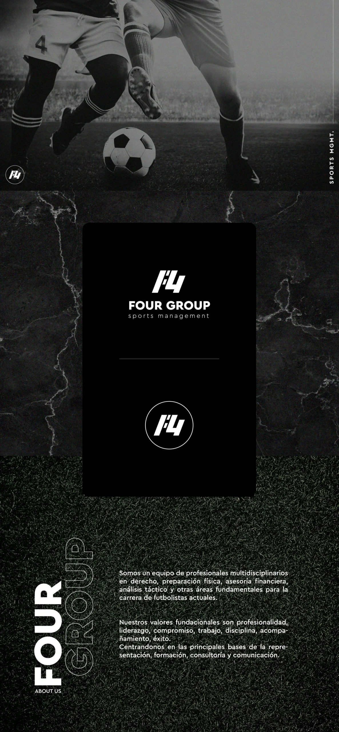 Desarrollo de marca para Four Group