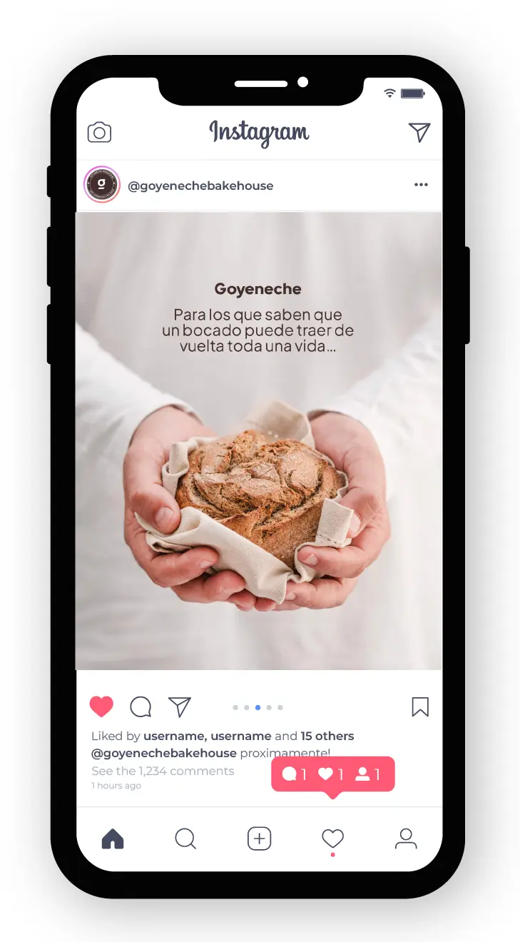 Community Management para Goyeneche Bakehouse